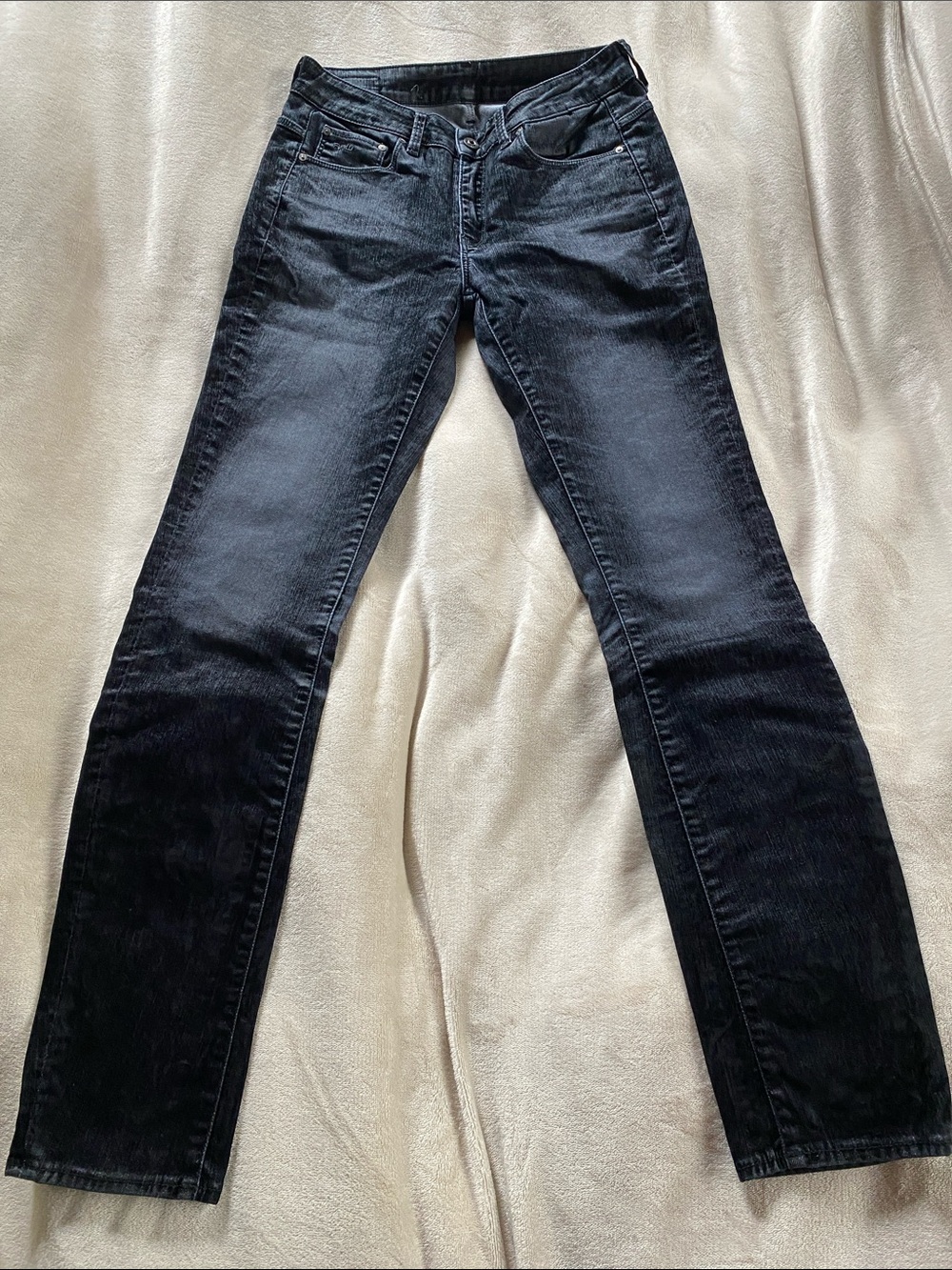 G-Star 3301 High Rise Skinny black jeans velvety size 28 length 32